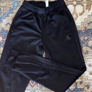 Black adidas joggers